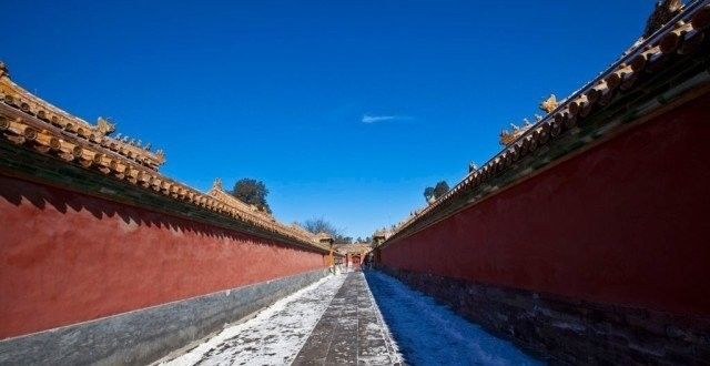 被外人你们在看故宫的初雪美景，我在带孩子看故宫的“灵魂”古