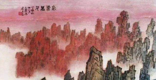 不接受反驳国画名家：冯建吴 百幅山水画欣赏这就是