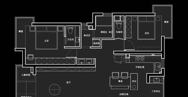 在家的旅行一家四口住110㎡新家，全屋隐藏式收纳，阳台变游乐场，令人羡慕！她在北