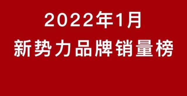 外啥都折腾新势力首月战绩公布，蔚来又“掉队”名字太