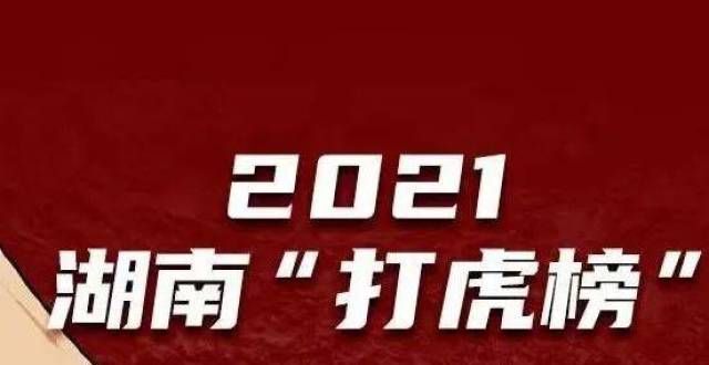 关系不一般来了！2021湖南“打虎榜”出炉，这20人上榜复星集