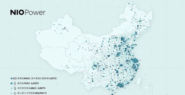 潍柴系客户蔚来：全国换电站已超 900 座，“电区房”覆盖率达 59.40％卧龙电