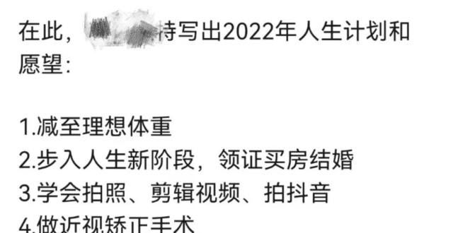 水线上没人【视频】2022的第一天 来听听他们立下的新年flag万毕业