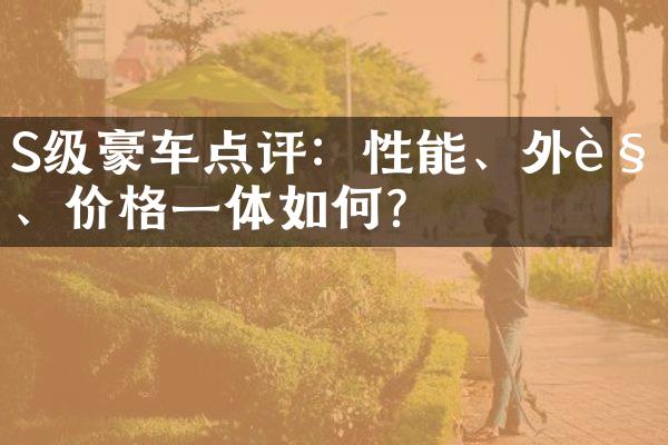 S级豪车点评：性能、外观、价格一体如何？