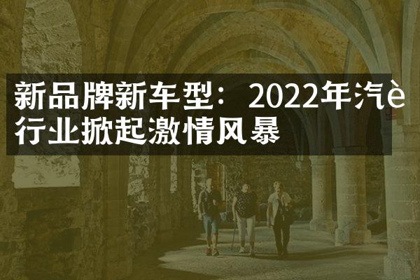 新品牌新车型：2022年汽车行业掀起激情风暴