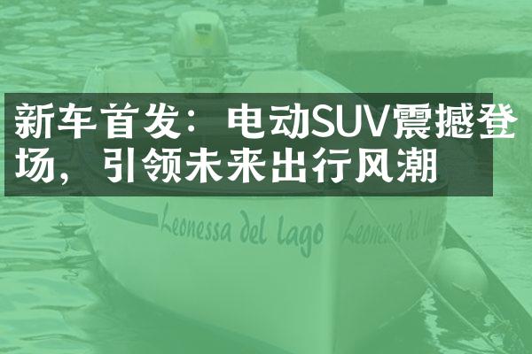 新车首发：电动SUV震撼登场，引领未来出行风潮