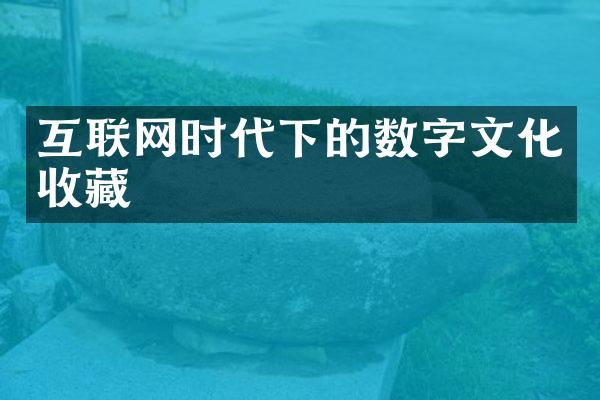 互联网时代下的数字文化收藏