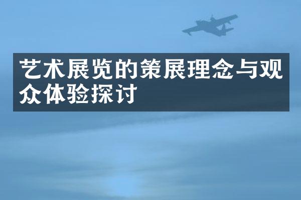 艺术展览的策展理念与观众体验探讨