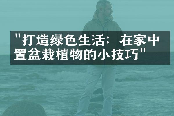 "打造绿色生活：在家中布置盆栽植物的小技巧"