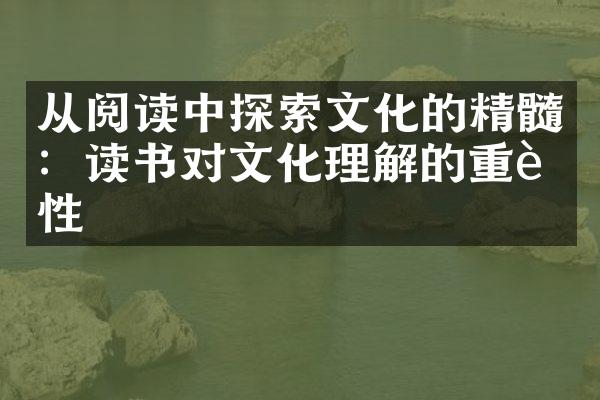 从阅读中探索文化的精髓：读书对文化理解的重要性