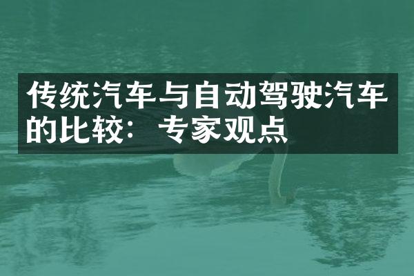 传统汽车与自动驾驶汽车的比较：专家观点