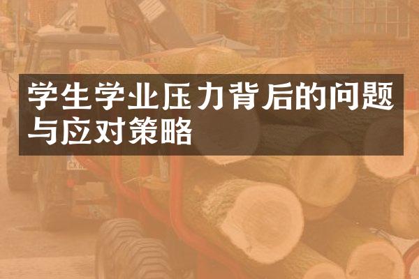 学生学业压力背后的问题与应对策略