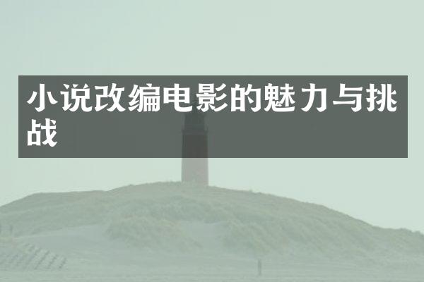 小说改编电影的魅力与挑战