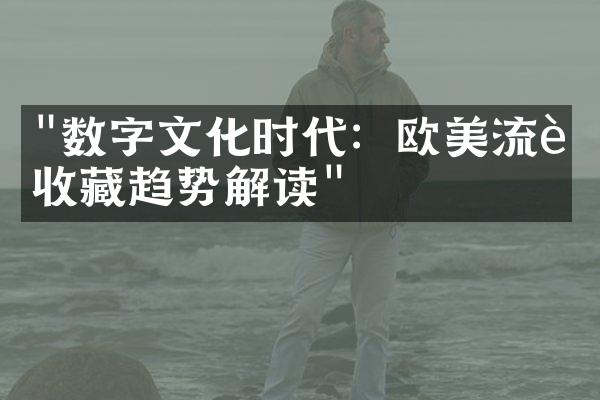 "数字文化时代：欧美流行收藏趋势解读"