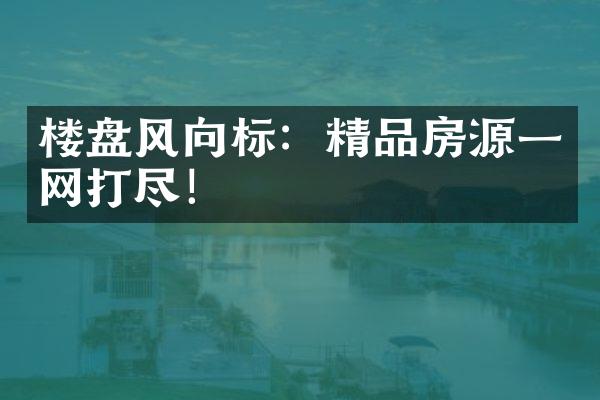 楼盘风向标：精品房源一网打尽！