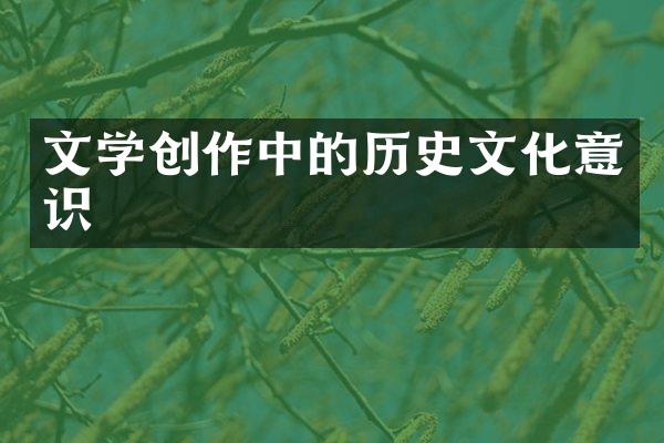 文学创作中的历史文化意识