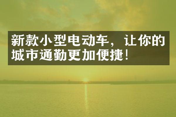 新款小型电动车，让你的城市通勤更加便捷！