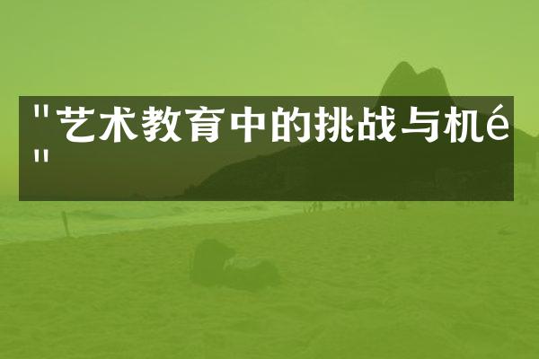 "艺术教育中的挑战与机遇"