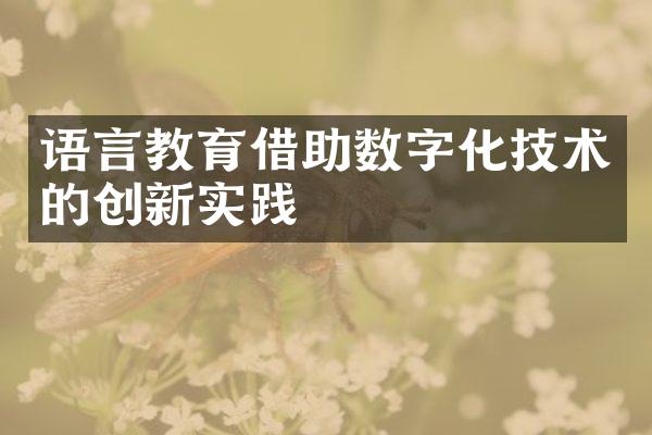 语言教育借助数字化技术的创新实践