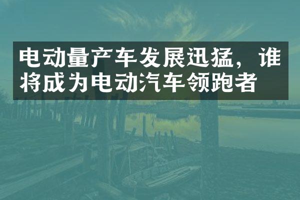 电动量产车发展迅猛，谁将成为电动汽车领跑者？