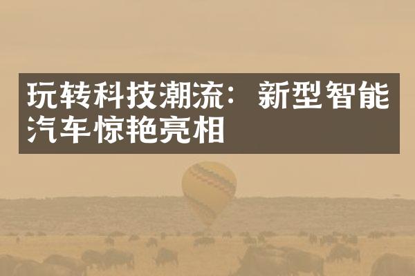 玩转科技潮流：新型智能汽车惊艳亮相