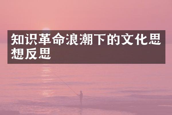 知识革命浪潮下的文化思想反思