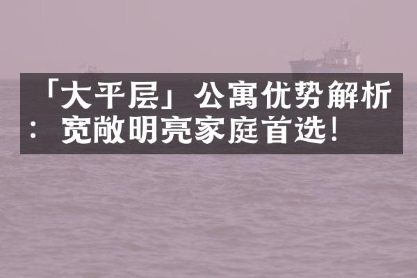 「大平层」公寓优势解析：宽敞明亮家庭首选！