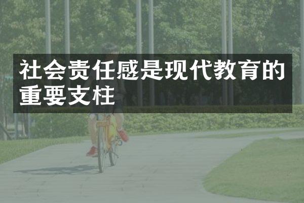 社会责任感是现代教育的重要支柱