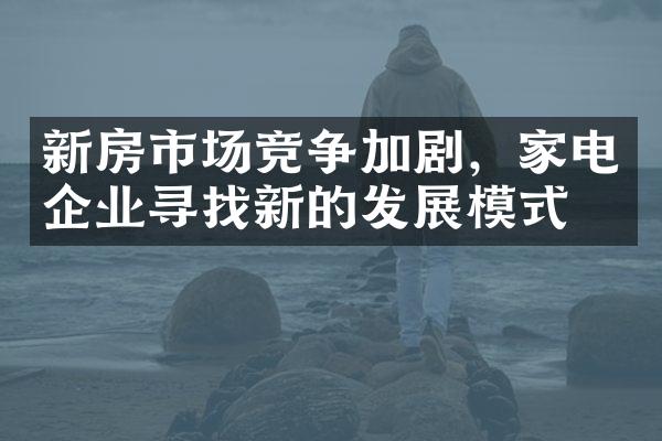 新房市场竞争加剧，家电企业寻找新的发展模式