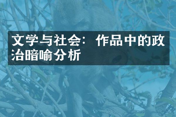 文学与社会：作品中的政治暗喻分析