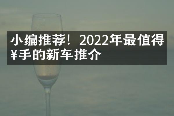 小编推荐！2022年最值得入手的新车推介