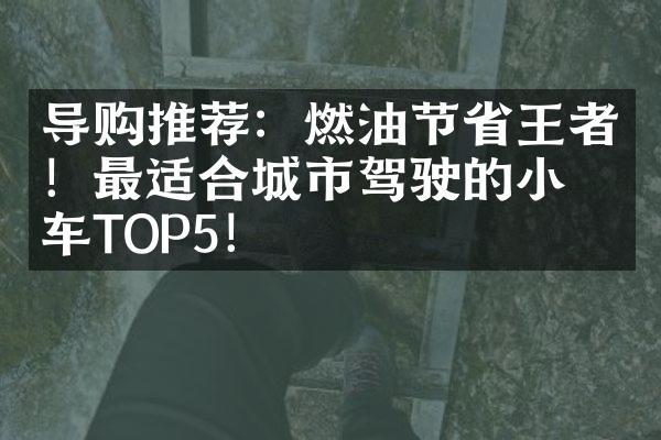 导购推荐：燃油节省王者！最适合城市驾驶的小型车TOP5！