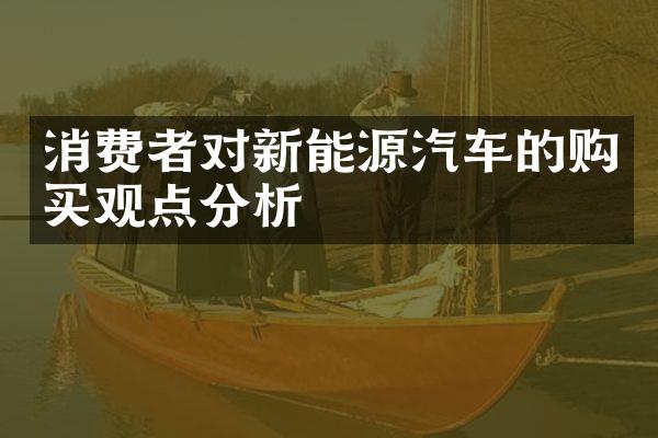 消费者对新能源汽车的购买观点分析