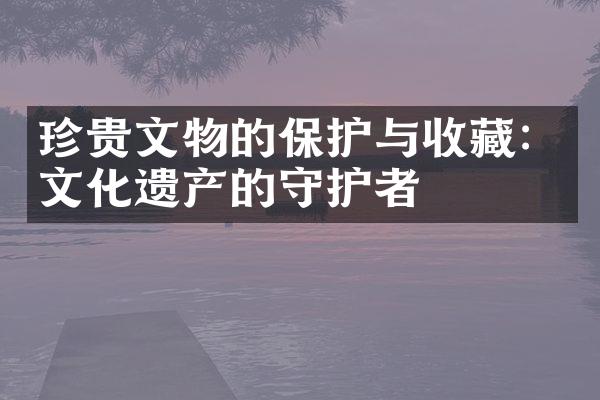 珍贵文物的保护与收藏：文化遗产的守护者