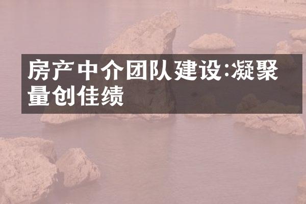 房产中介团队建设:凝聚力量创佳绩