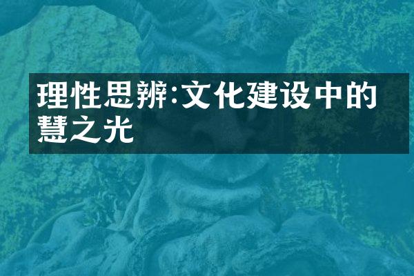 理性思辨:文化建设中的智慧之光