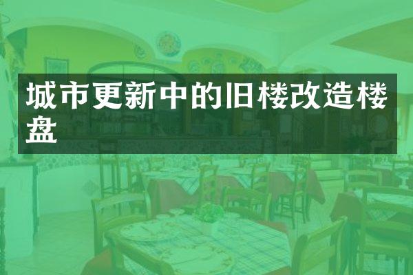 城市更新中的旧楼改造楼盘