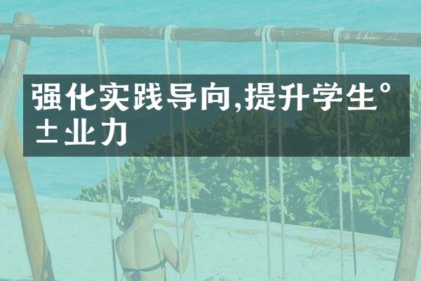 强化实践导向,提升学生就业力