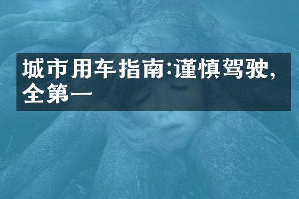 城市用车指南:谨慎驾驶,安全第一