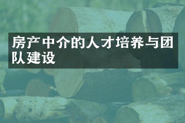 房产中介的人才培养与团队建设