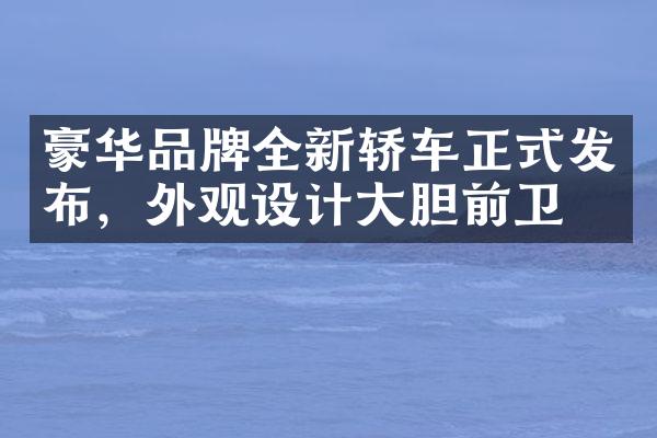 豪华品牌全新轿车正式发布，外观设计大胆前卫