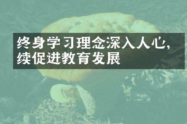 终身学习理念深入人心,持续促进教育发展