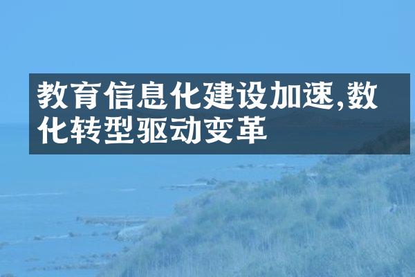 教育信息化建设加速,数字化转型驱动变革