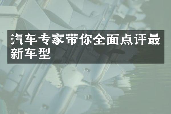 汽车专家带你全面点评最新车型