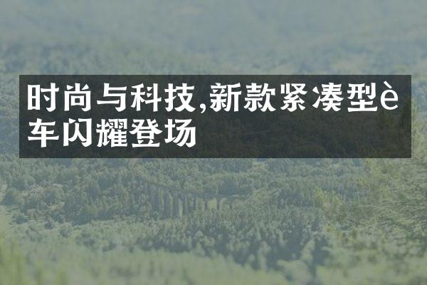 时尚与科技,新款紧凑型轿车闪耀登场