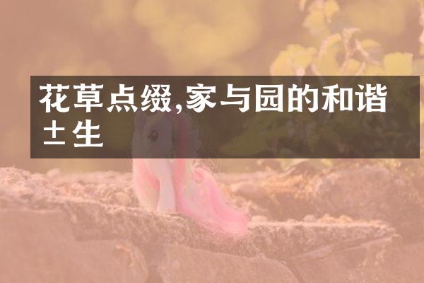 花草点缀,家与园的和谐共生