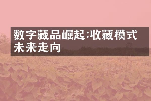 数字藏品崛起:收藏模式的未来走向