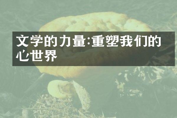 文学的力量:重塑我们的内心世界