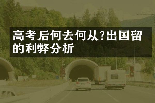 高考后何去何从?出国留学的利弊分析