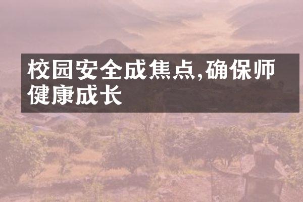 校园安全成焦点,确保师生健康成长